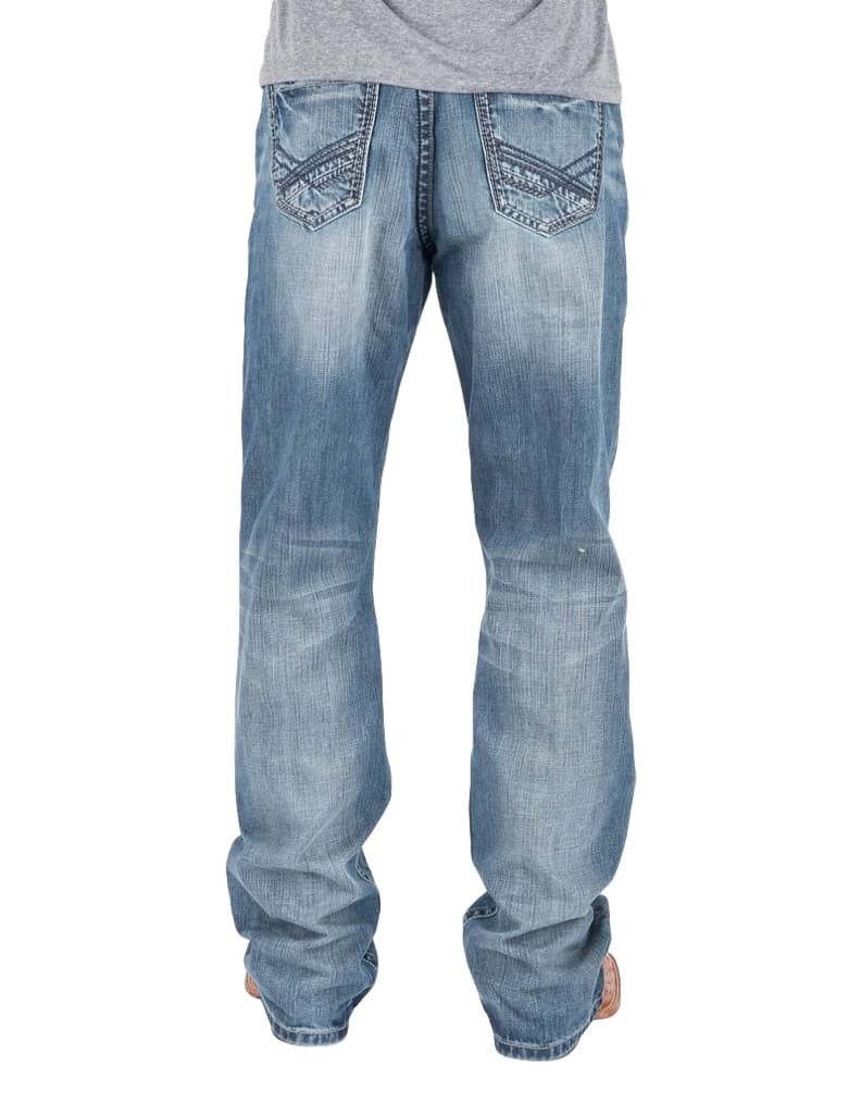 Tin Haul Western Denim Jeans Mens Stitched Blue 10-004-0420-1201 BU