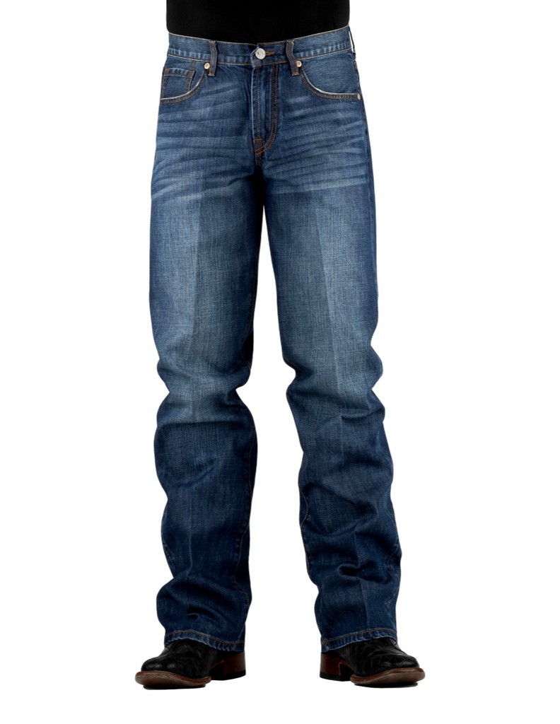 Stetson Western Denim Jeans Mens 1312 Modern Blue 11-004-1312-4096 BU