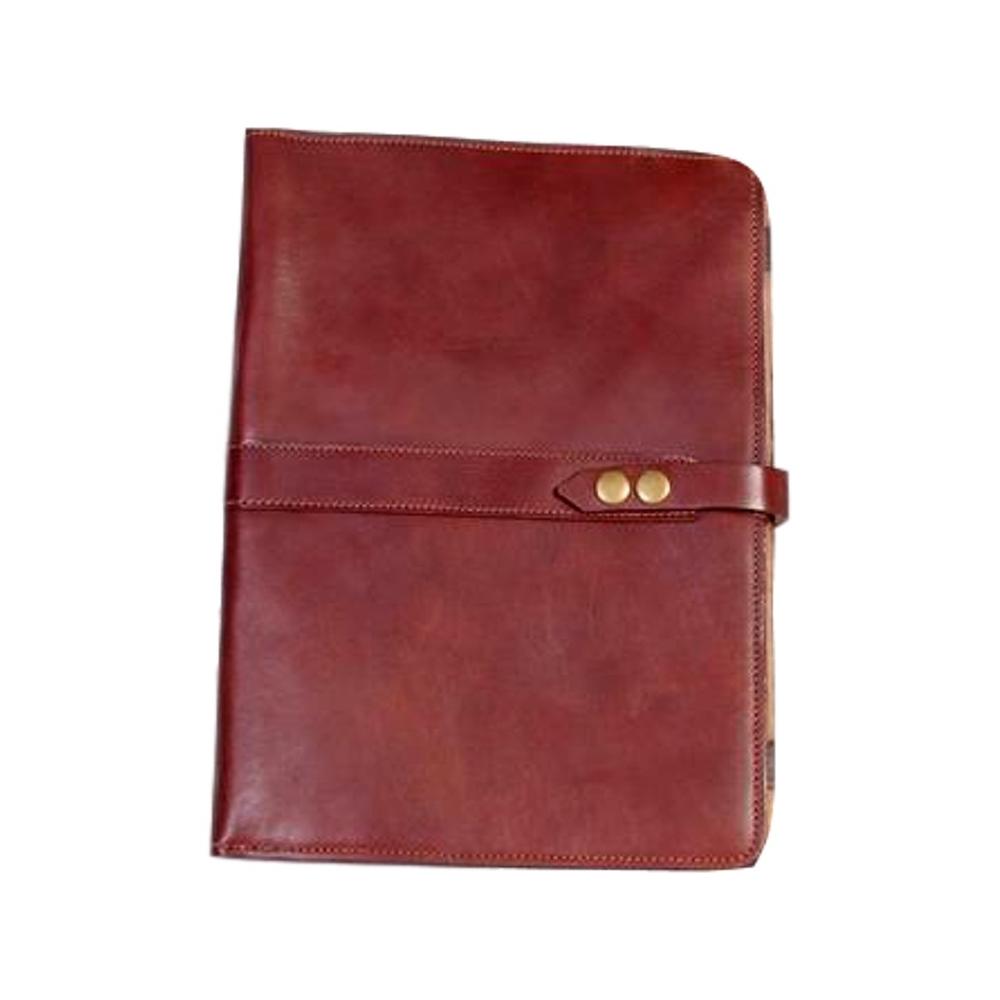 Scully Western Planner Italian Leather Snap Closure Mahogany 05_155_06