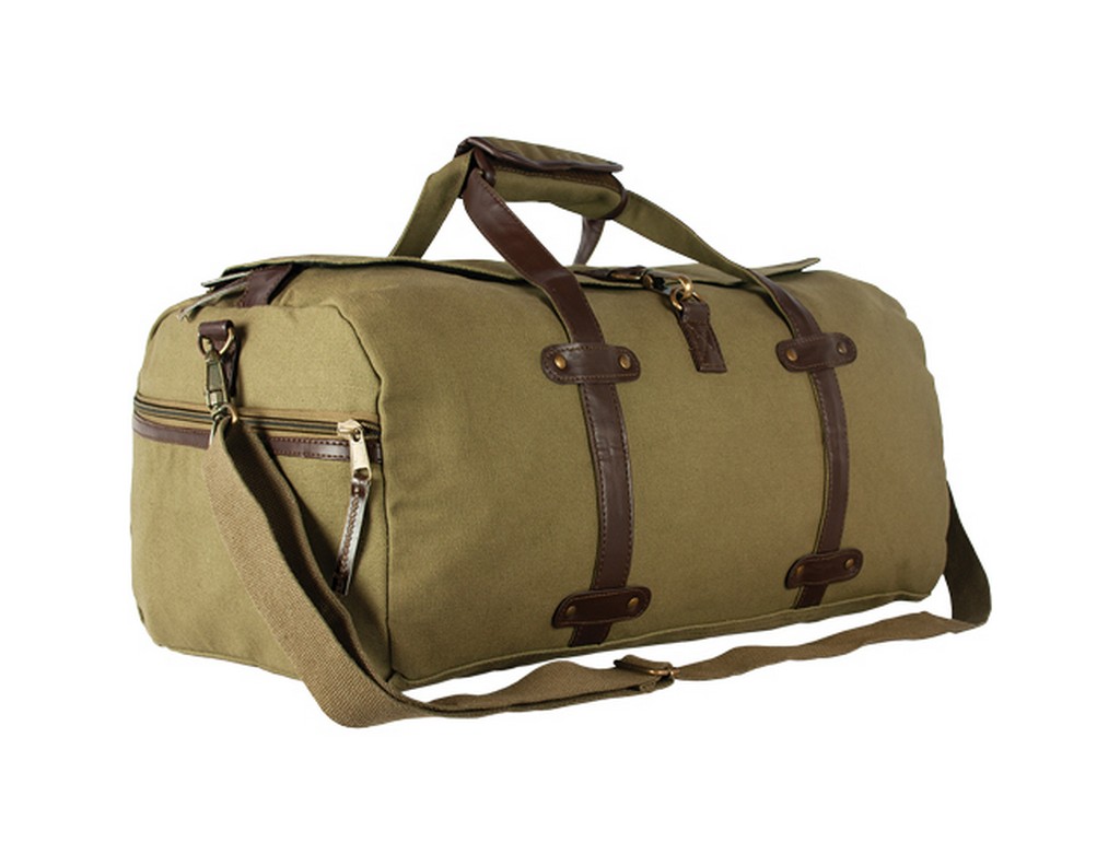 Fox Outdoor Products Fox Outdoor Tactical Duffle Bag Weekender Faux Leather Trim 41-15