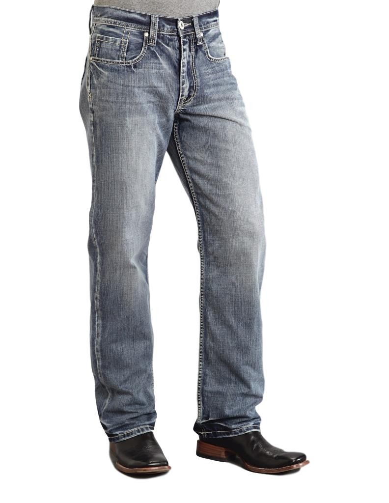 Stetson Western Denim Jeans Mens Light Wash 11-004-1312-4040 BU