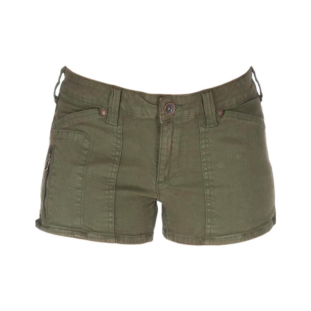 Cowgirl Tuff Western Shorts Womens Forest Relaxed Green SHFRST