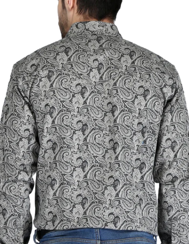 Forge FR Work Shirt Mens L/S Button Paisley Flame Resistant MFRPLDB236