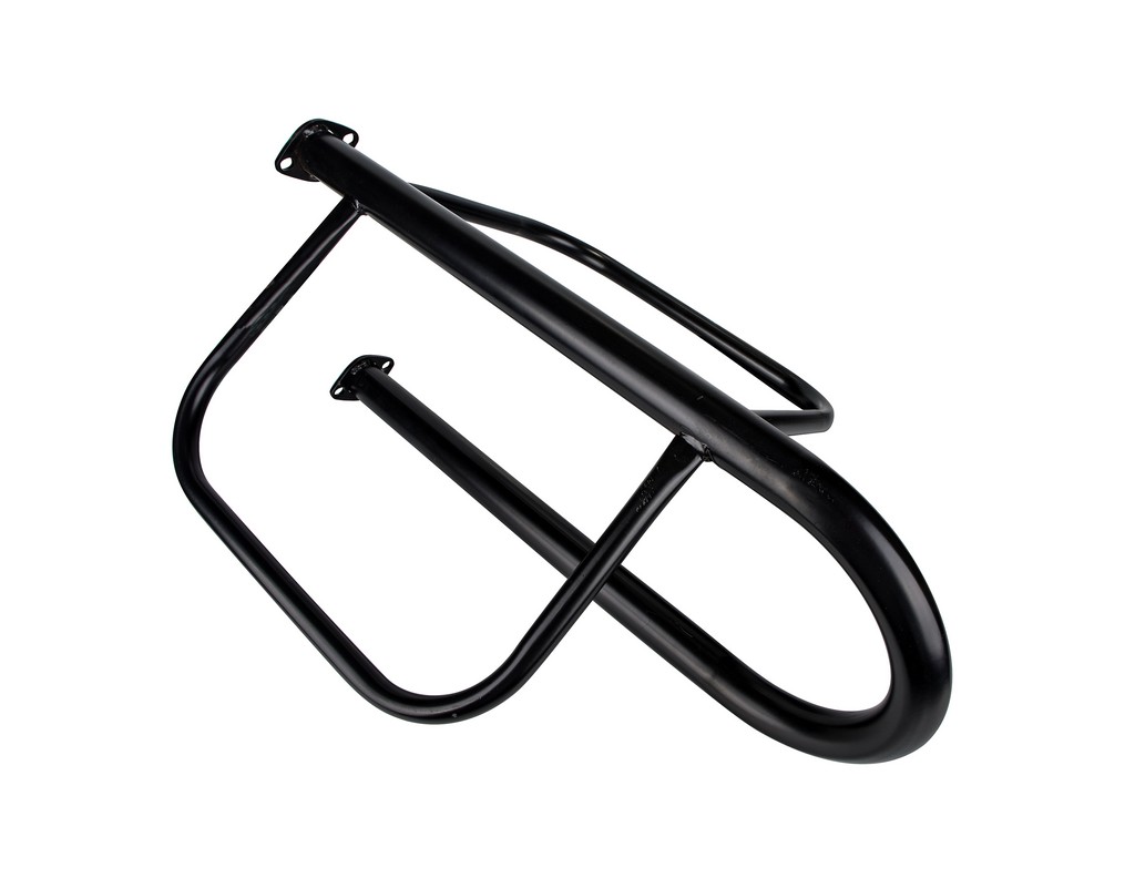 Tabelo Saddle Rack Wall Mount Tubular Steel Durable Black 4309481