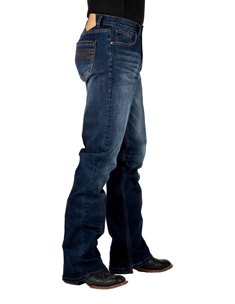 Tin Haul Western Denim Jeans Mens 421 Regular Joe 10-004-0421-1829 BU