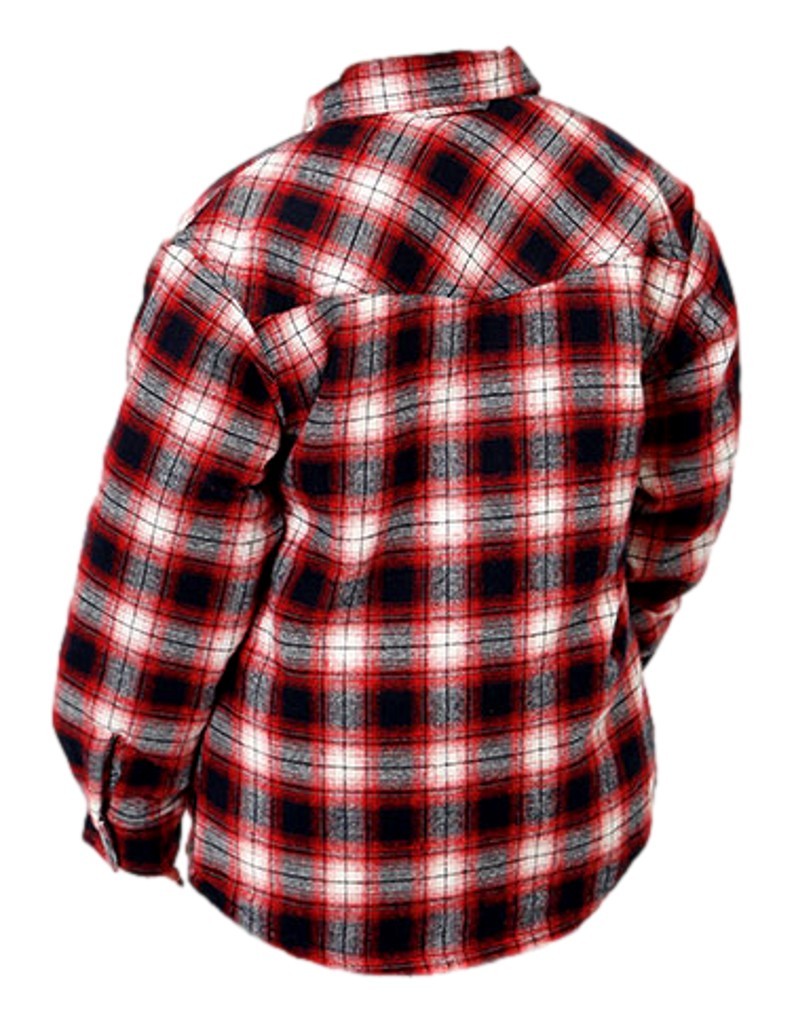 Roper Western Jacket Boys Flannel Plaid Snap Red 03-397-0119-2694 RE