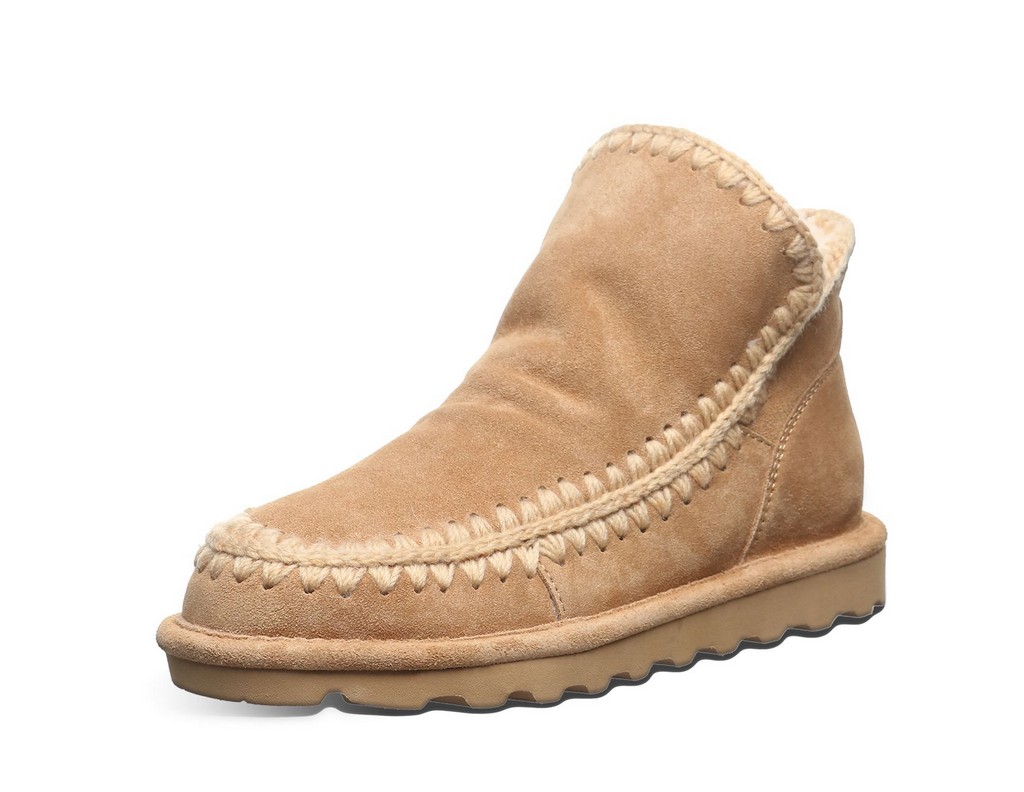 BEARPAW Casual Boots Womens Winter Crochet Accents Suede 3061W
