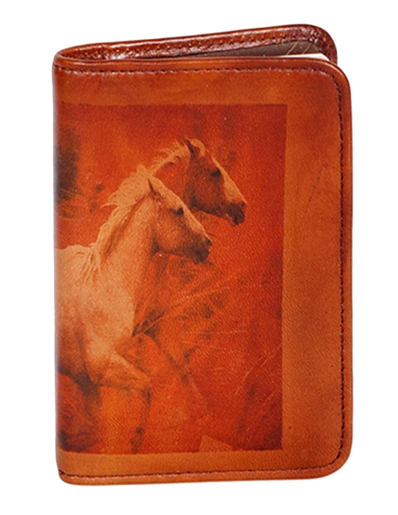 Scully Western Notebook Old Atlas Print Leather Ruled 05_1006R_16