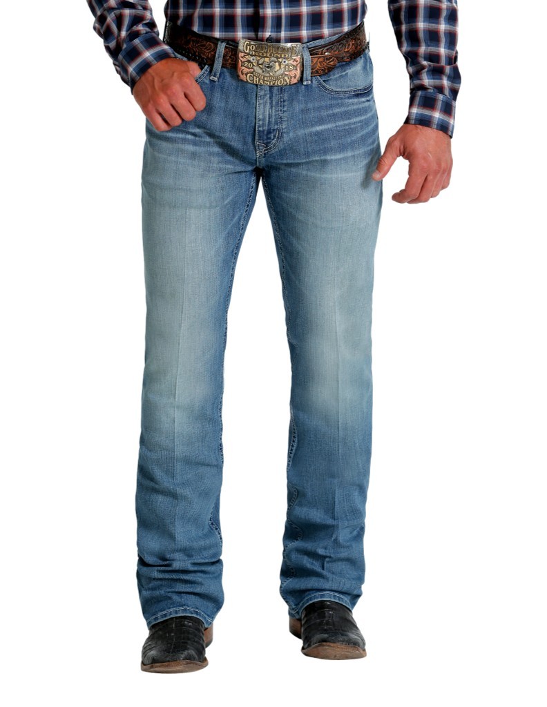 CINCH Western Jeans Mens Slim Light Wash Light Wash MB57436001