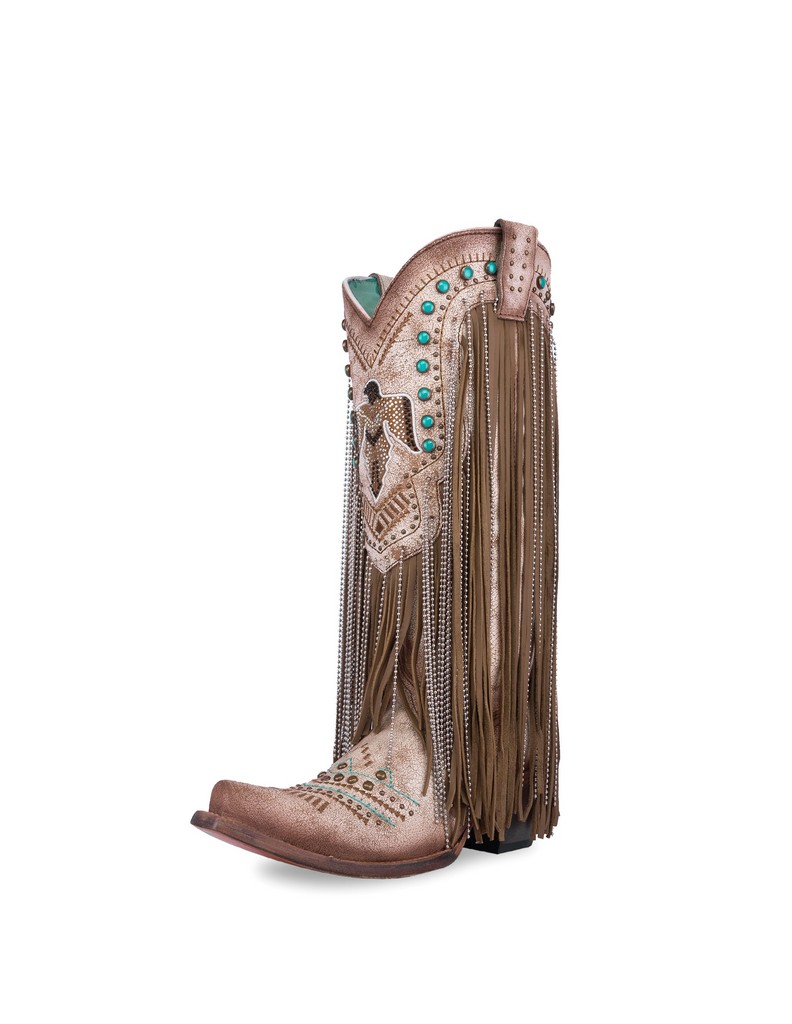 SHORT BOOTS IN WHITE LAMB FUR AND LAMBSKIN 962188 main image 0