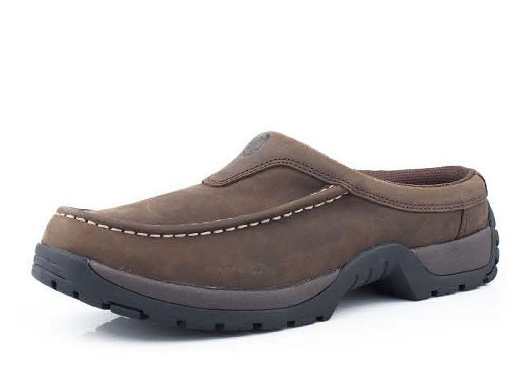 Roper Casual Shoes Mens Leather Slip On Brown 09-020-1650-1561 BR