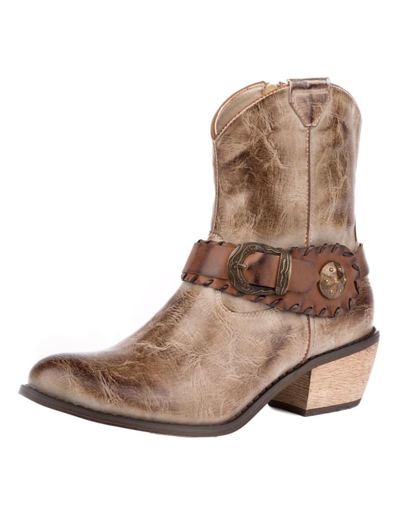 chinese dress ladies Buck & Brana ISABELLA Ladies Western Boots Black