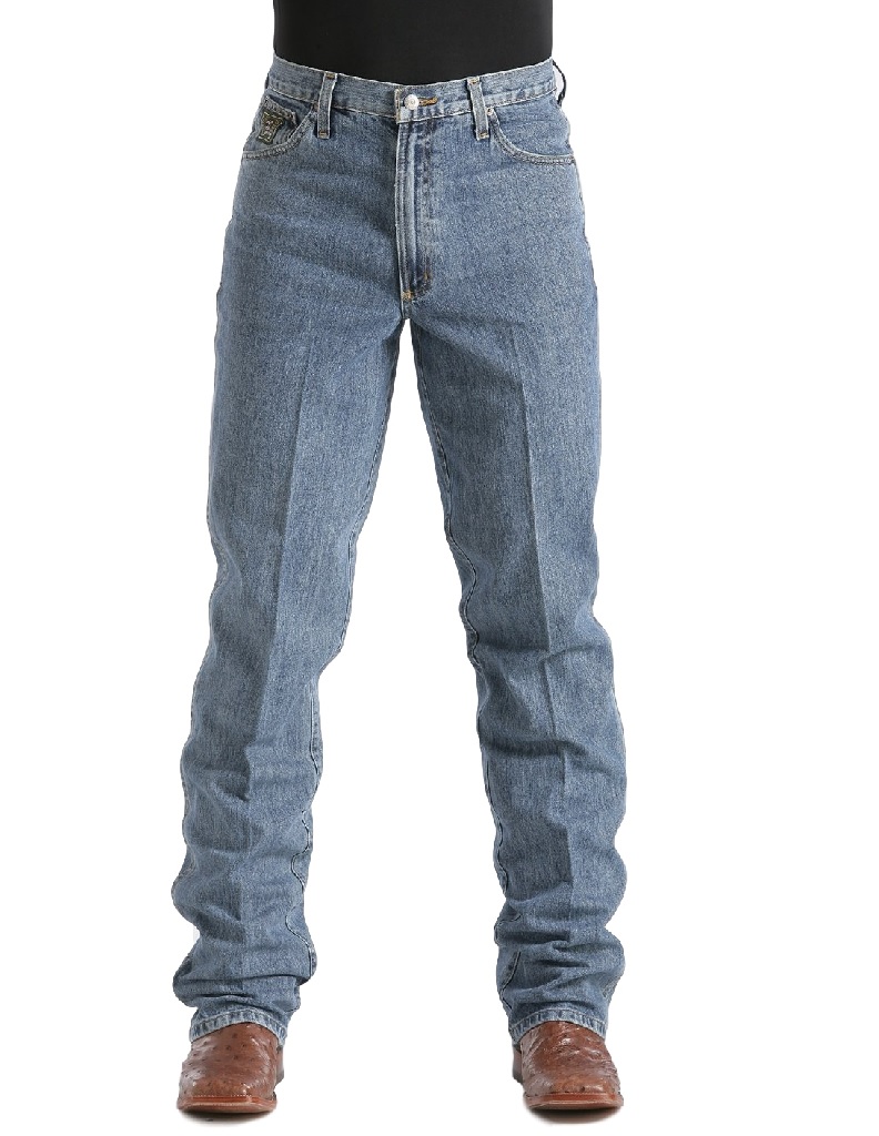 CINCH Western Jeans Mens Green Label Relax Medium Wash MB90530001