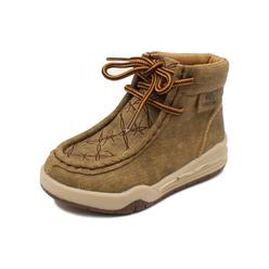 Twister Casual Shoes Boys Jackson Chukka Barbwire Stitch Tan 446000808