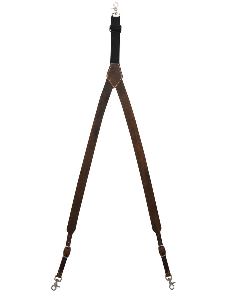 3D Western Suspenders Mens Trigger Snaps Heavyweight Bay Apache DS514