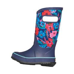 Bogs Outdoor Boots Girls Rain Pansies Pattern Waterproof Rubber72531