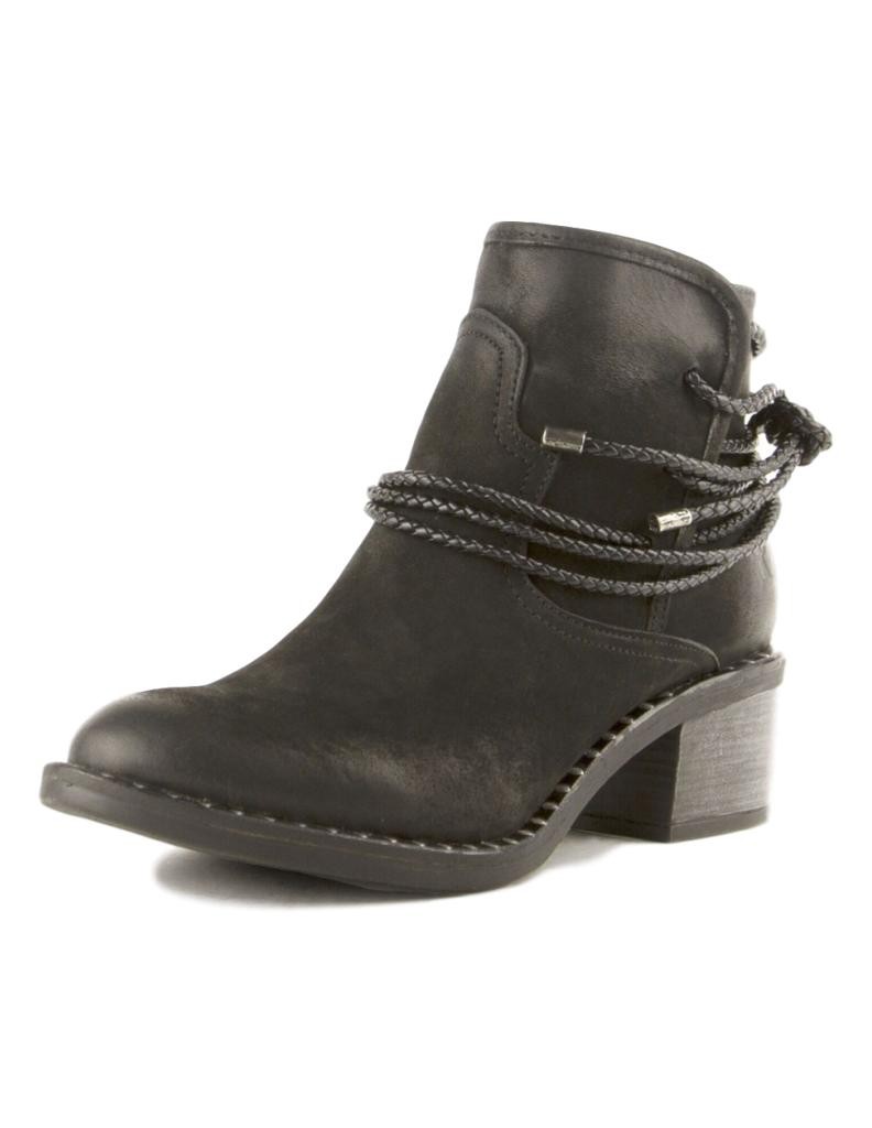 Ferrini Fashion Boots Womens Macie 6" Ankle Zip Black 61011-04
