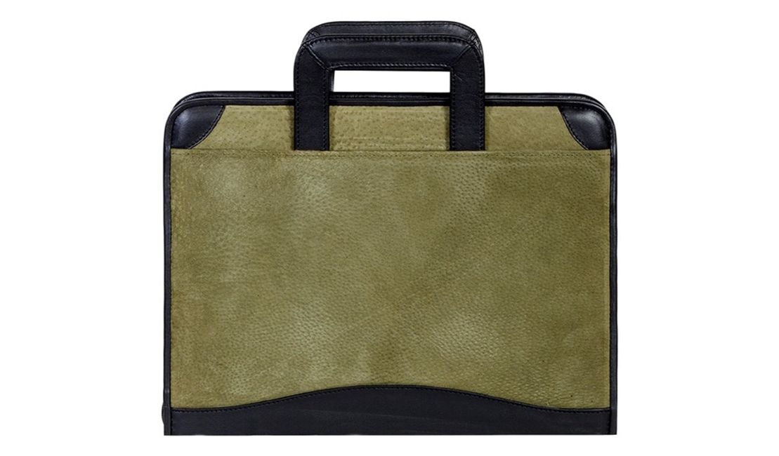 Scully 54-05_96Z_19 Western Planner Suede Zip Three Ring Zip - Main Image