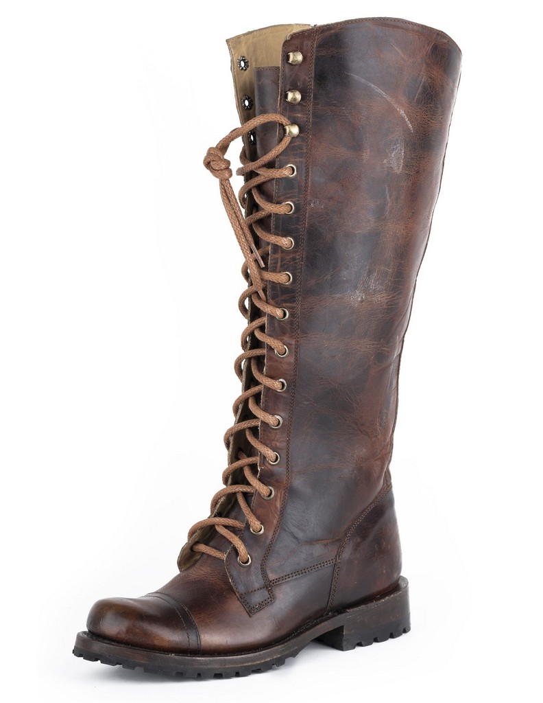 Stetson Lace Up Leather Boots Womens Stetson Fashion Boots Womens