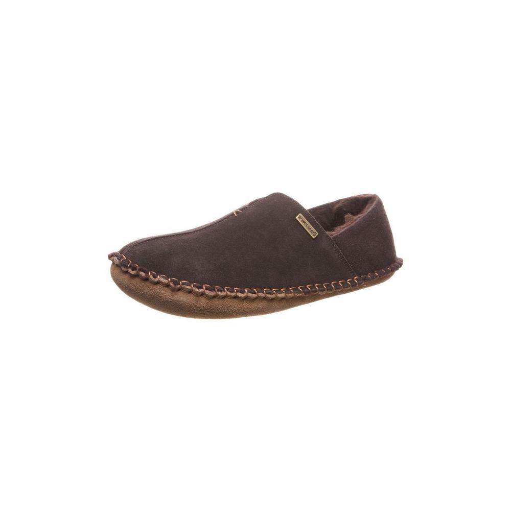 BEARPAW Casual Slippers Mens Levi Scuff Suede Moc Toe Slip On 2352M