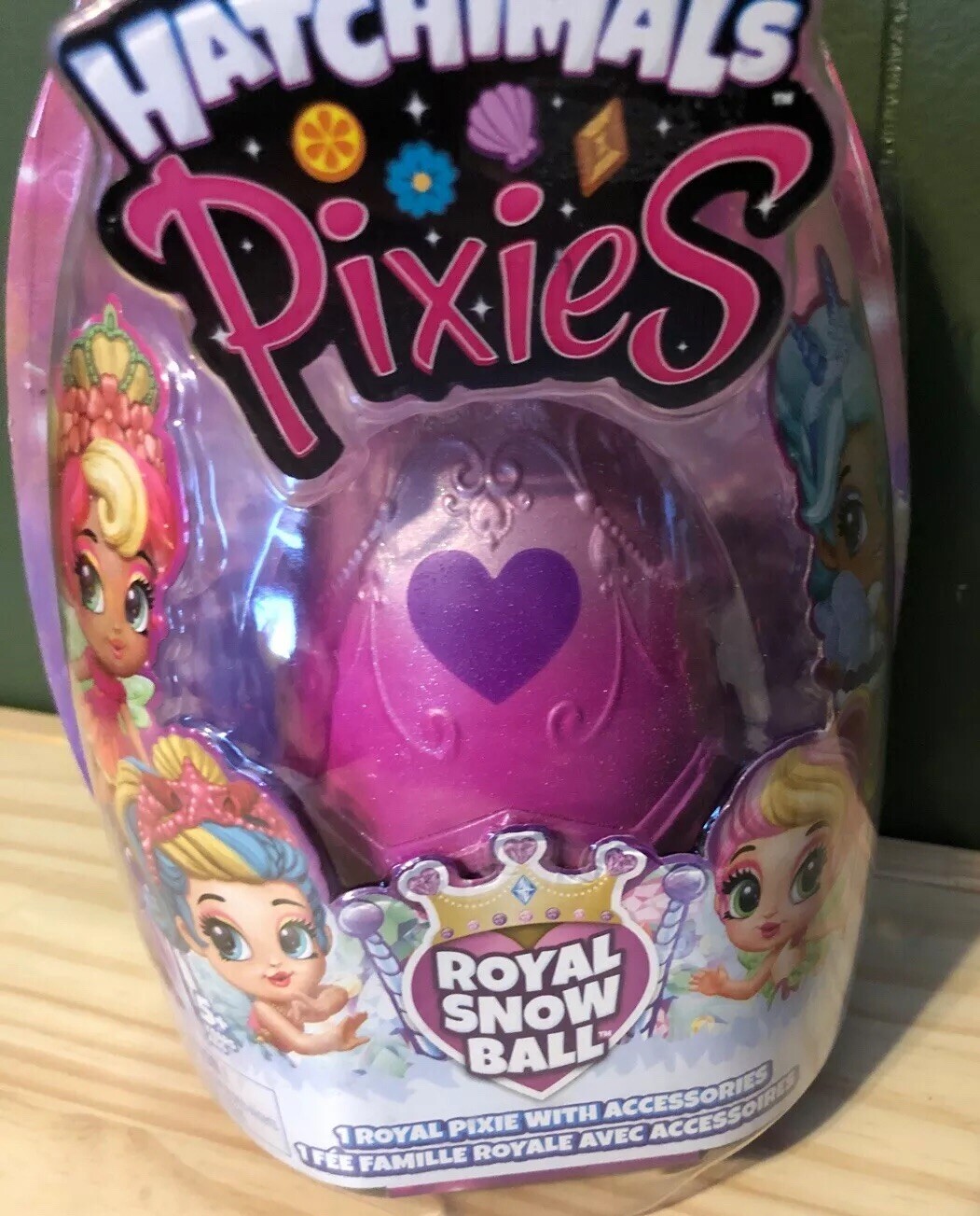 Hatchimals Pixies Royal Snowball Pink Mystery Egg Magical New Open