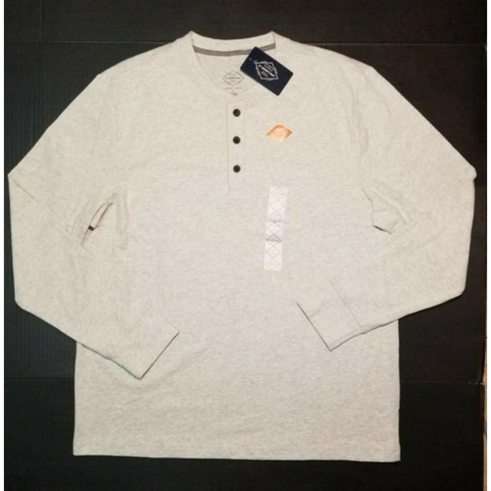 St John S Bay St Johns Bay Men S Oatmeal Heather Long Sleeve