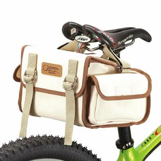 Ostrich Bicycle Saddle Bag Sp 731 Ecru Cotton Canvas No 6 Made In Japan F S