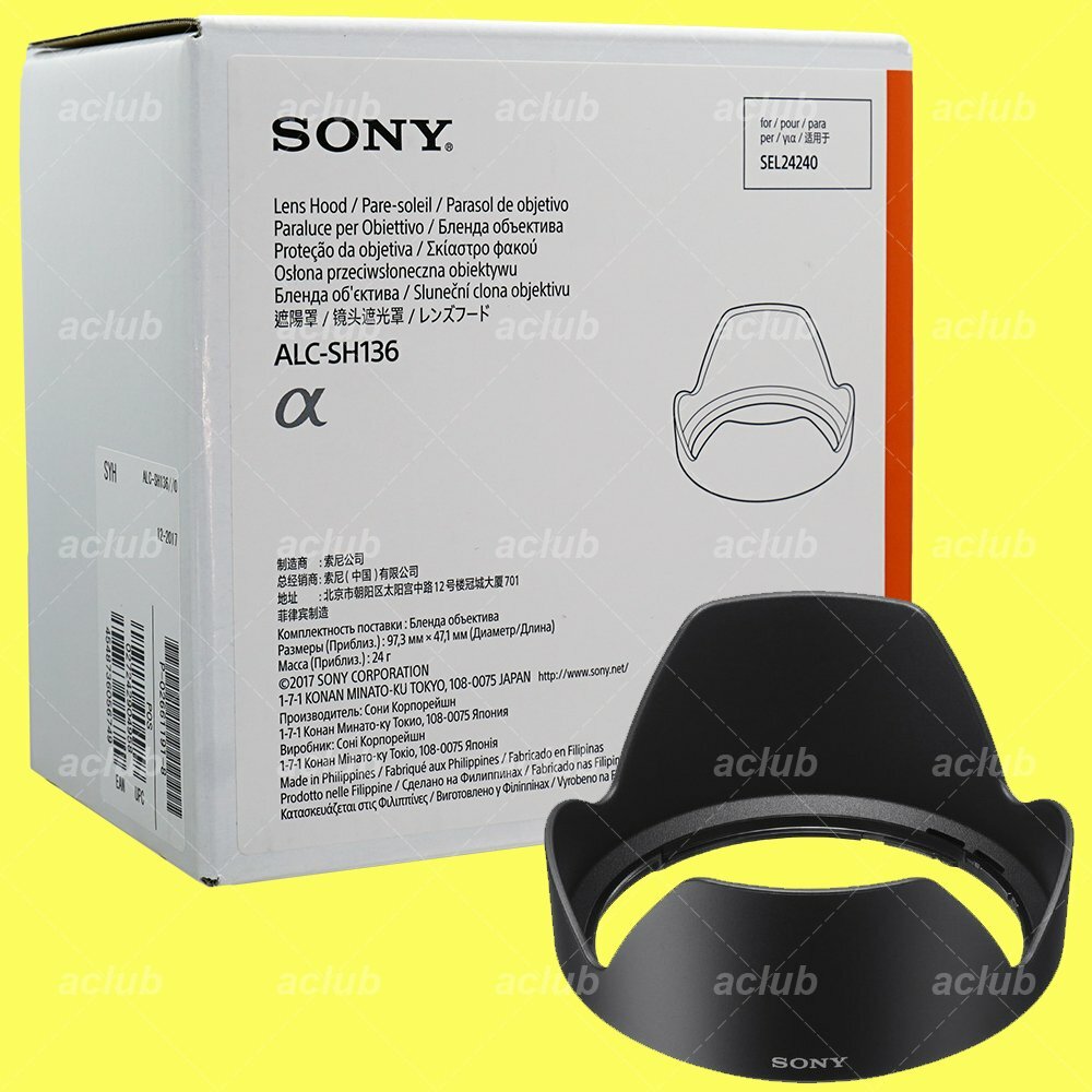 For Fe 24 240mm F 3 5 6 3 Oss Sony Alc Sh136 Lens Hood For Fe 24 240mm F3 5 6 3 Oss Sel For Fe 24 240mm F 3 5 6 3 Oss Sony Alc Sh136 Lens Hood For Fe 24 240mm F3 5 6 3 Oss Sel