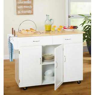 Kitchen Storage Solutions Kitchen Cart Island White Cabinet