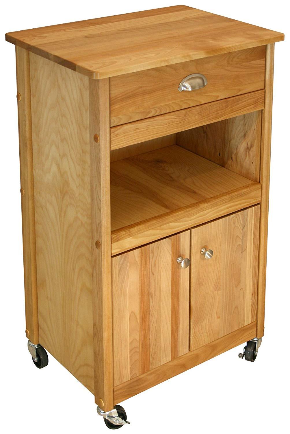 Microwave Cart Dark Wood Microwave Cart Dark Wood