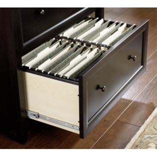 Marketwave Lateral Filing Cabinet Wood 2 Drawer Hanging File Black Legal Letter Home Office lateral file hangers