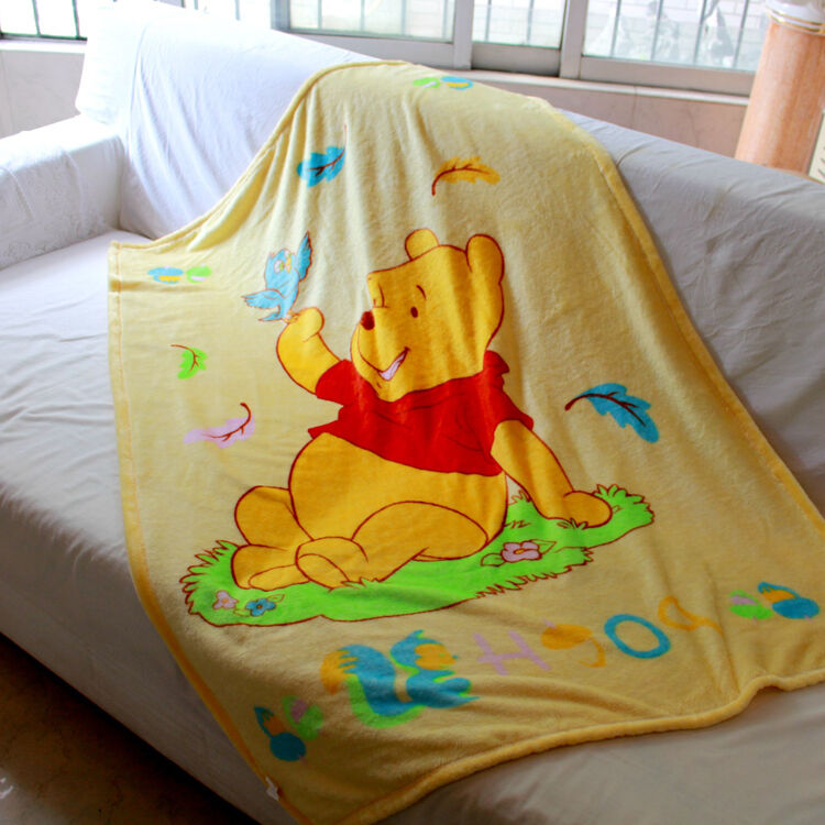 Disney Winnie The Pooh And Tigger Fleece Baby Blanket