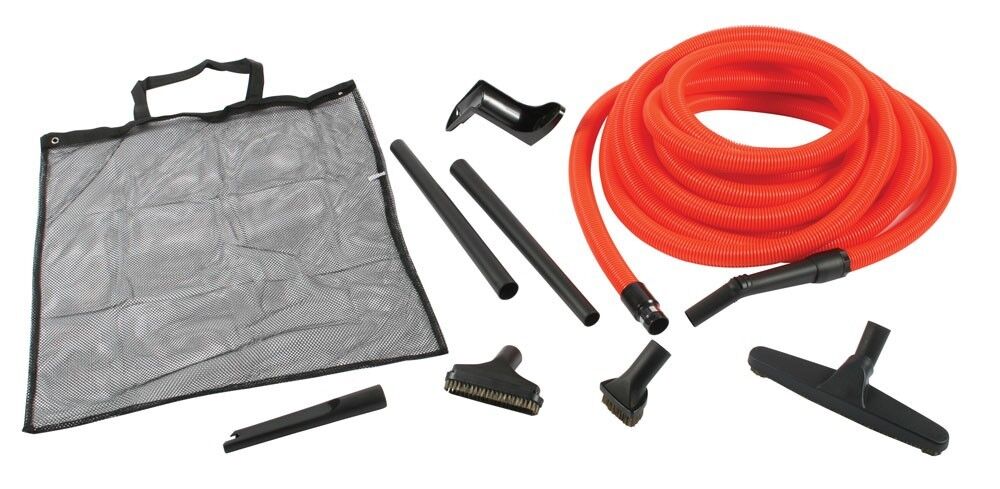 Cen-Tec Systems Central Vacuum Garage Kit with 50 Foot Hose and Accessories