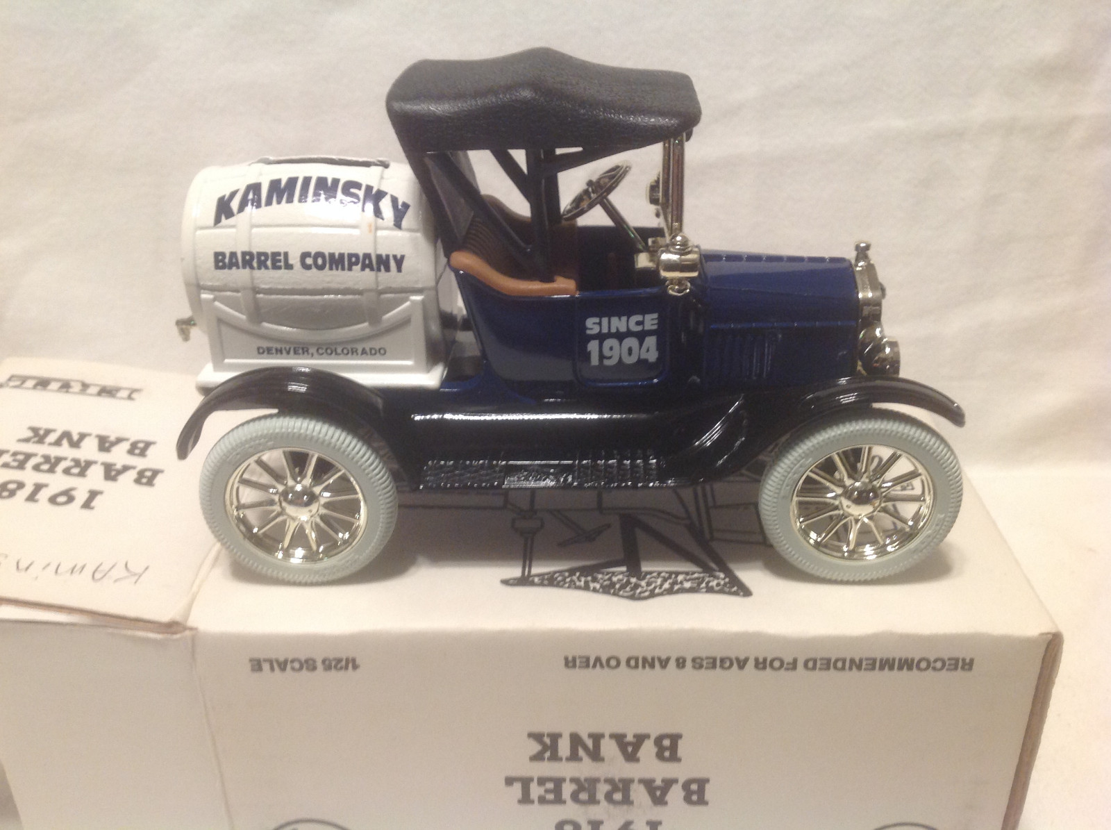 Kaminsky Barrel Co Denver Co 1918 Barrel Bank Ertl Stock 9253 1 25 Rare