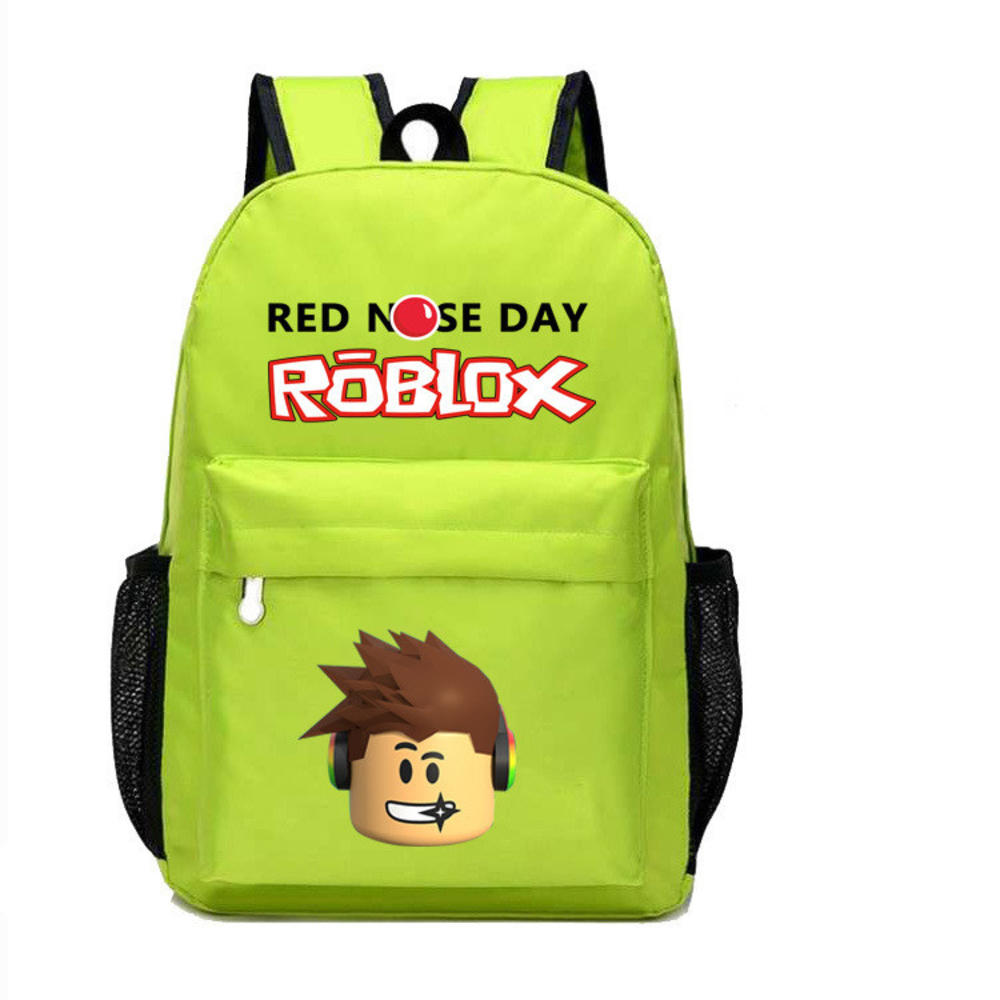 Unbranded Roblox Boys Girls Kids Book Bag Children Travel Backpack