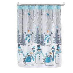 Otc Snowman Shower Curtain Hooks Snowmen Winter Snow