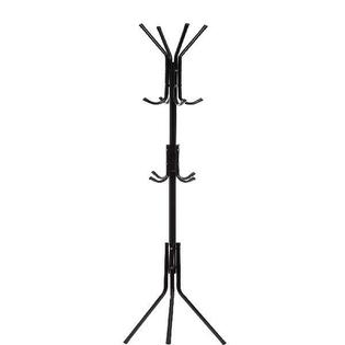 Den Haven Coat Rack Stainless Steel Hat Stand 12 Hooks Clothes