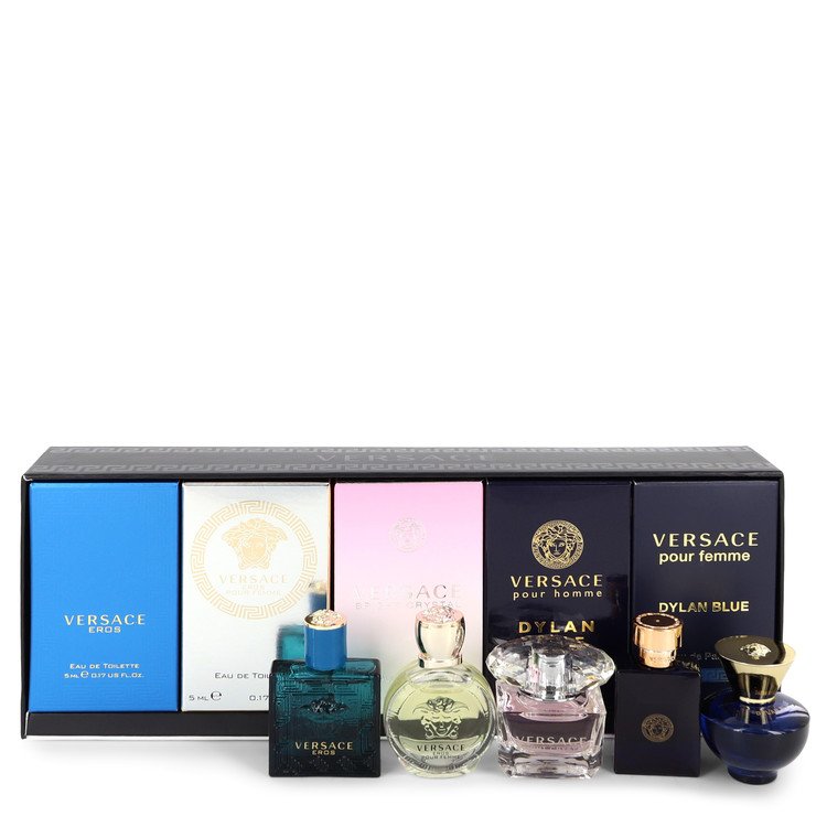 Gift Set The Best Of Versace Men S And Women S Miniatures Collection Includes Versace Eros One Size