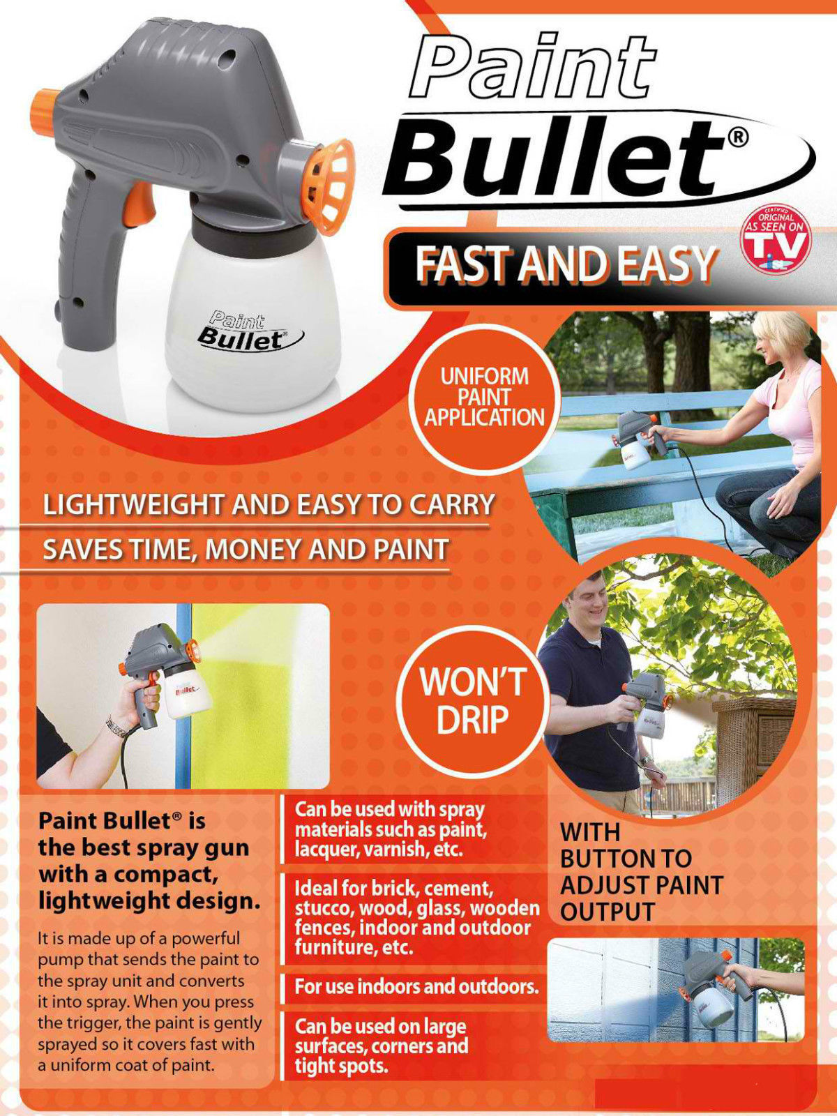 As Seen On Tv Paint Bullet Paint Spray Gun As Seen On Tv Paint Bullet Paint Spray Gun