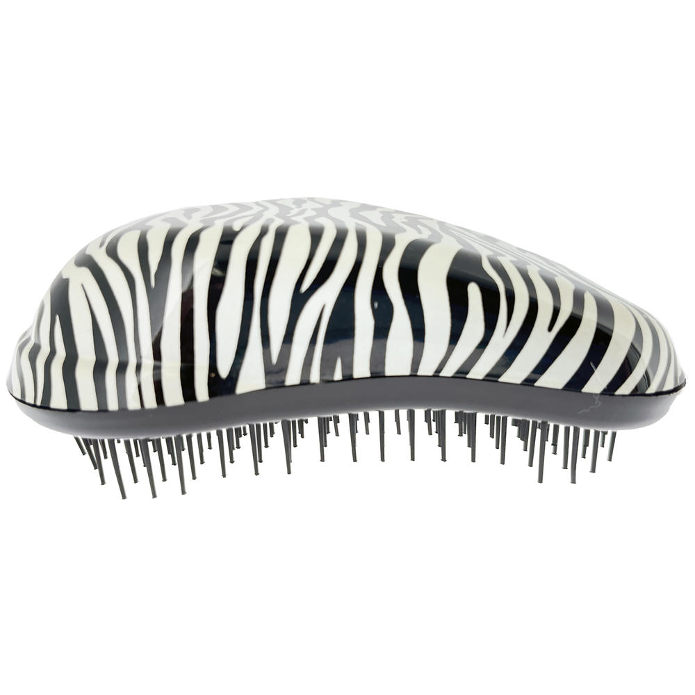 Max Sales Group Detangler Hair Detangler- Zebra Pattern