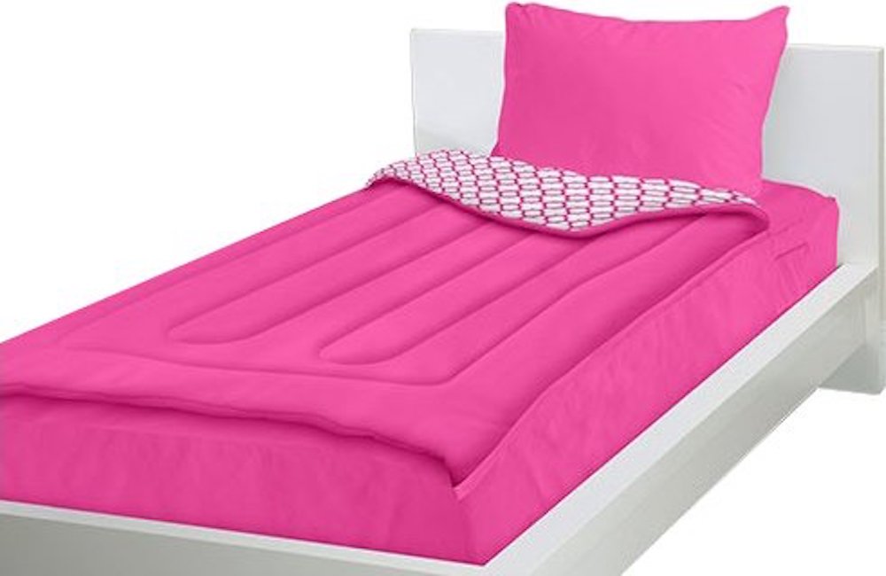 Tv Zipit Bedding Set Pink Clover Full, Zipit Bedding King Size