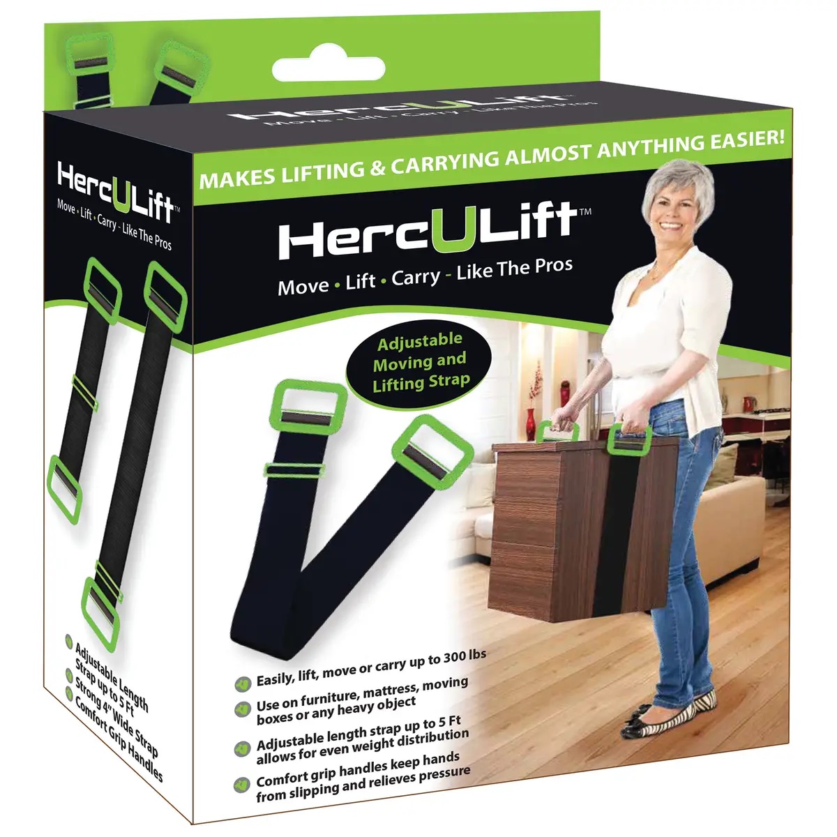 As Seen On TV Herc-U-Lift Adjustable Moving and Lifting Strap