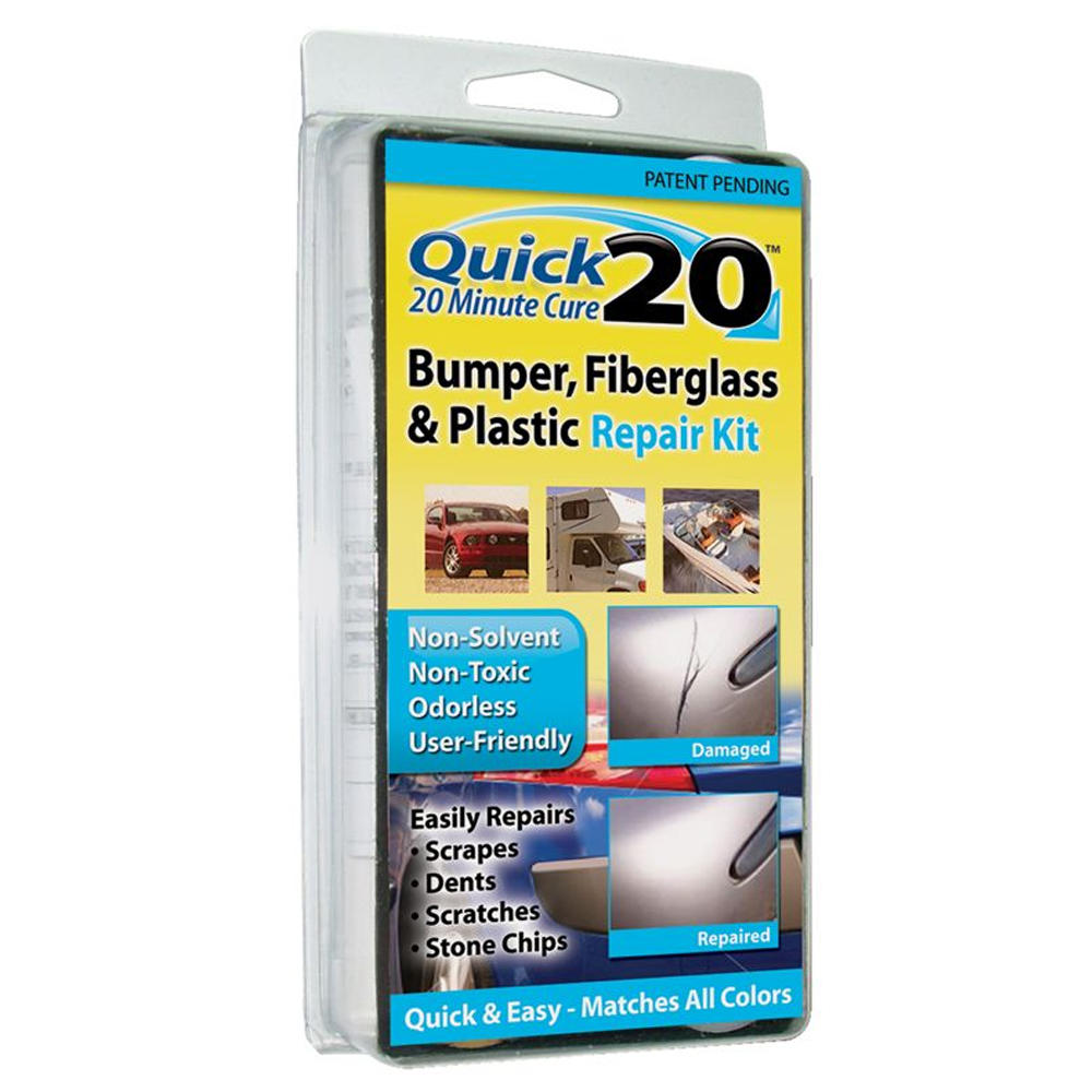 Liquid Leather Quick 20 Bumper, Fiberglass & Plastic Repair Kit