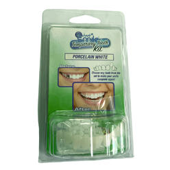 Instant Smile Teeth Top Veneer Replacement Tooth Kit - Porcelain White