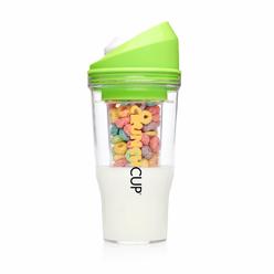 The CrunchCup XL - A Portable Cereal Cup  -  Green