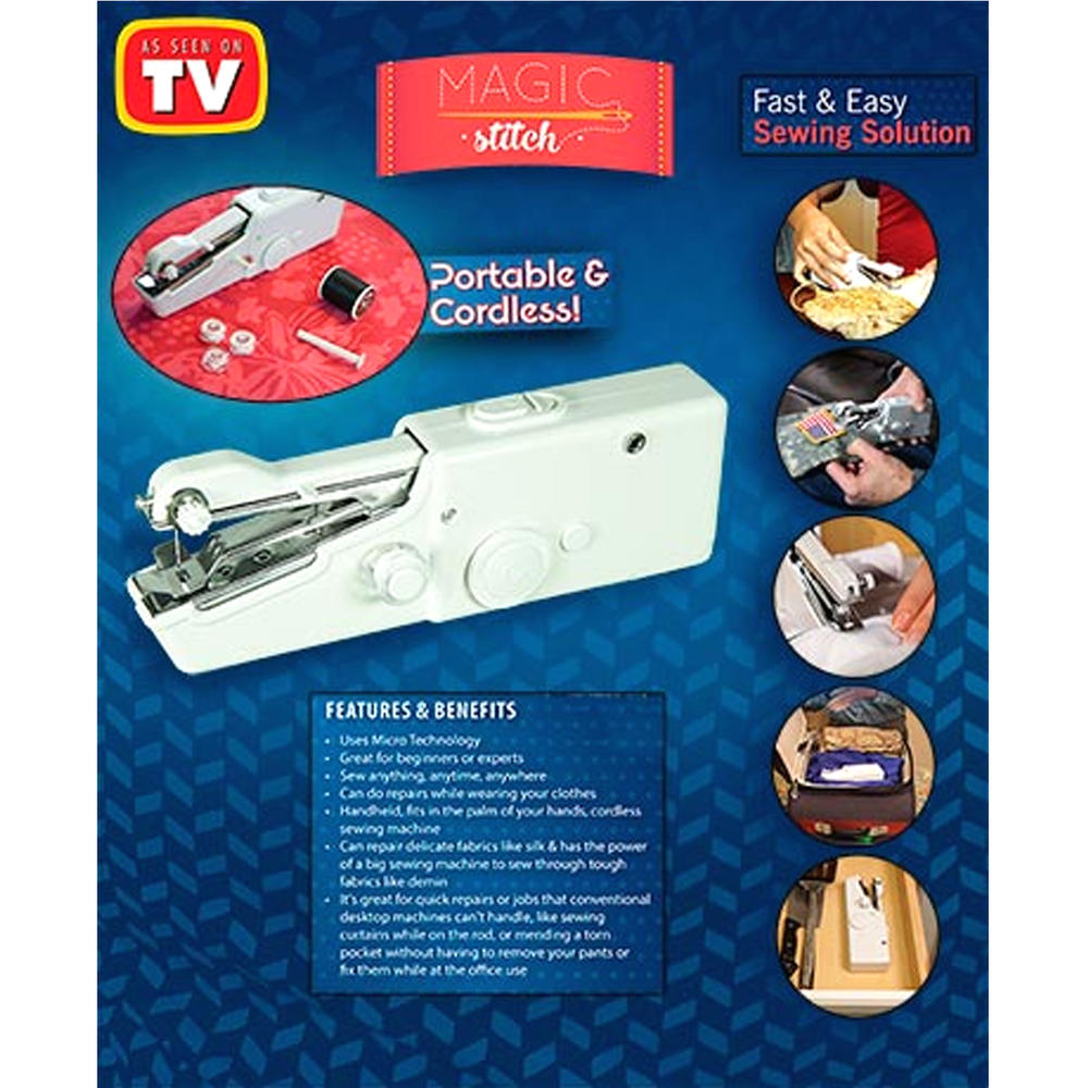 As Seen On TV Magic Stitch - The Handheld Portable Sewing Machine