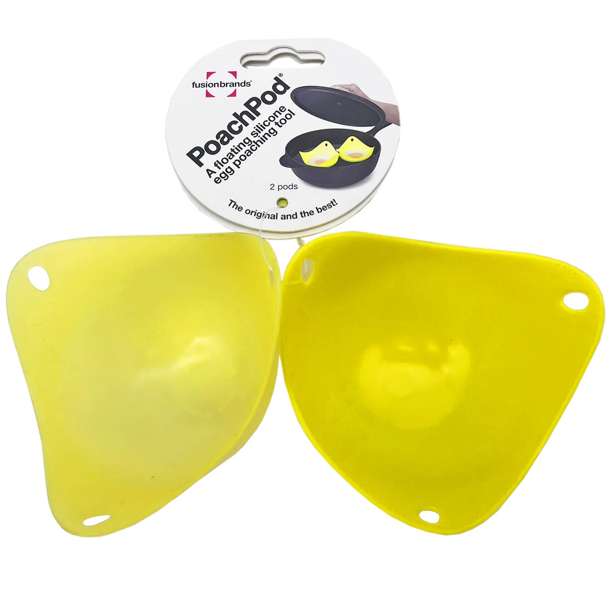 fushion brands PoachPod - A Floating Silicone Egg Poaching Tool - 2 Pods