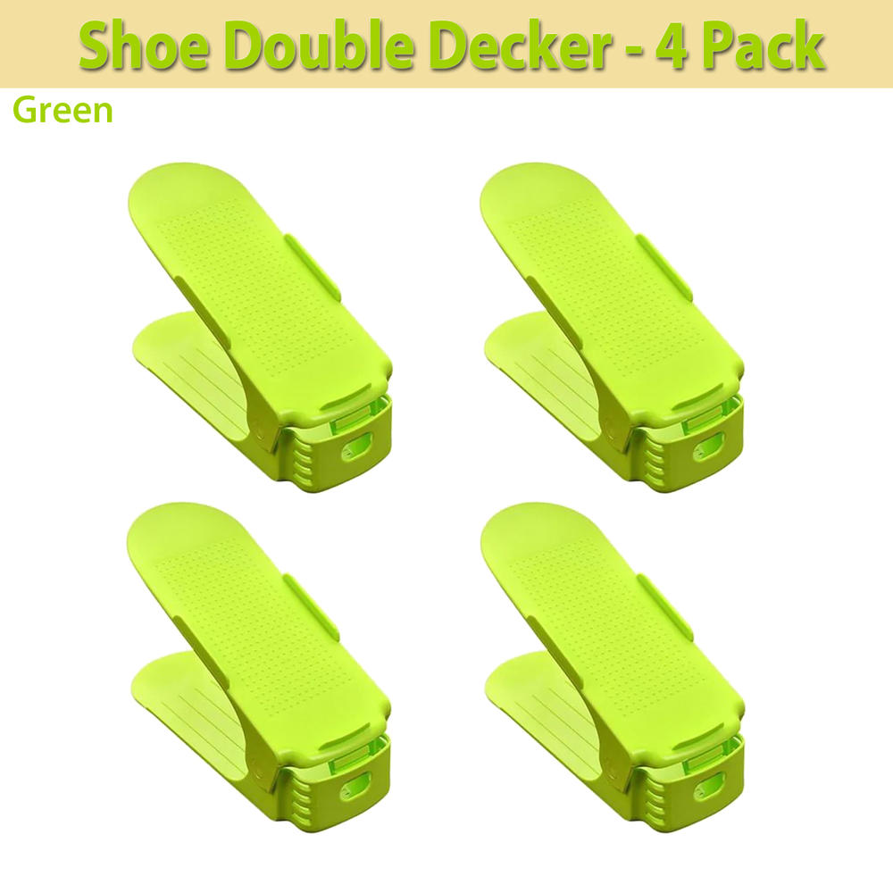 TV Direct Shoe Double Decker - Green - 4 Pack