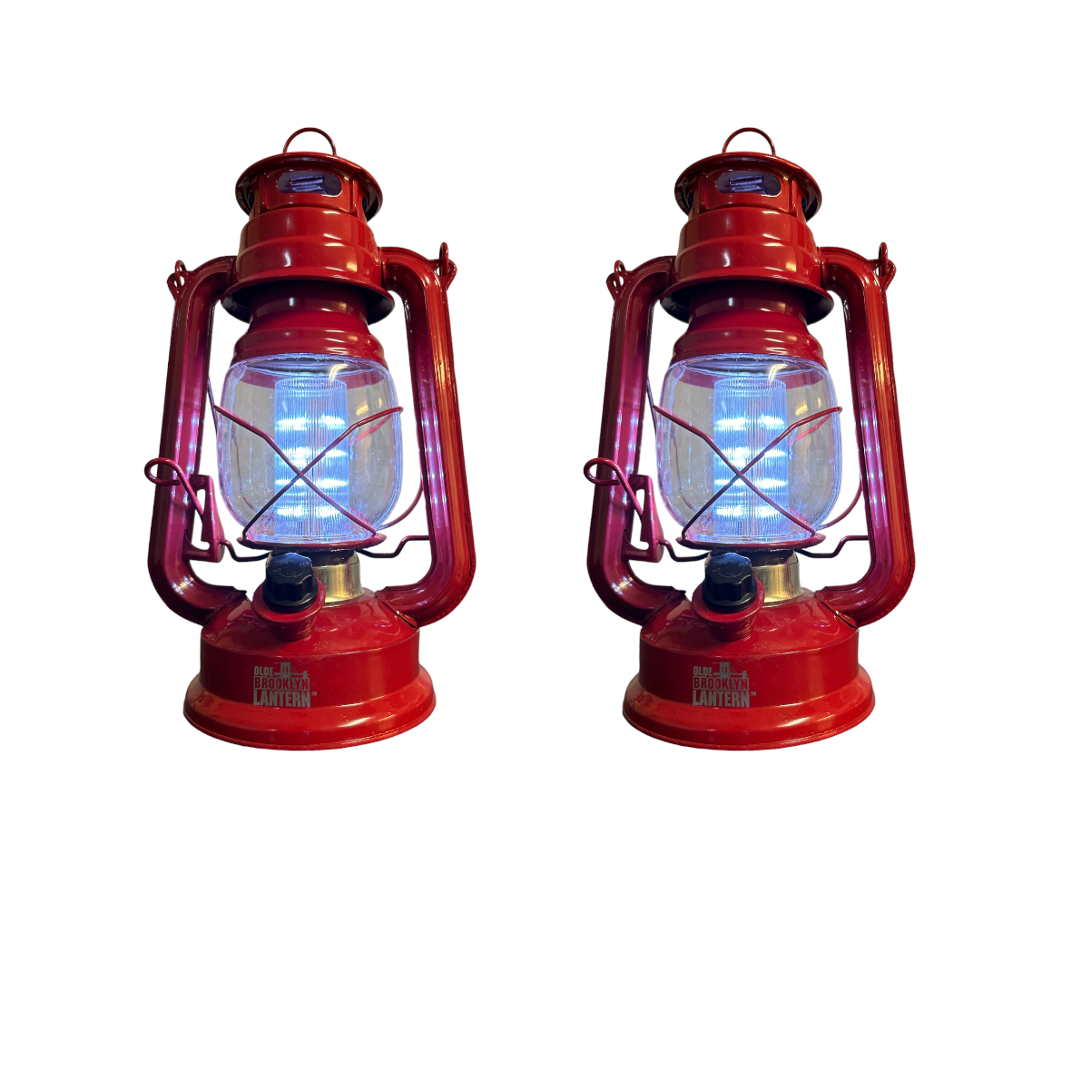 As Seen On TV Olde Brooklyn Lantern - Red - Two Pack