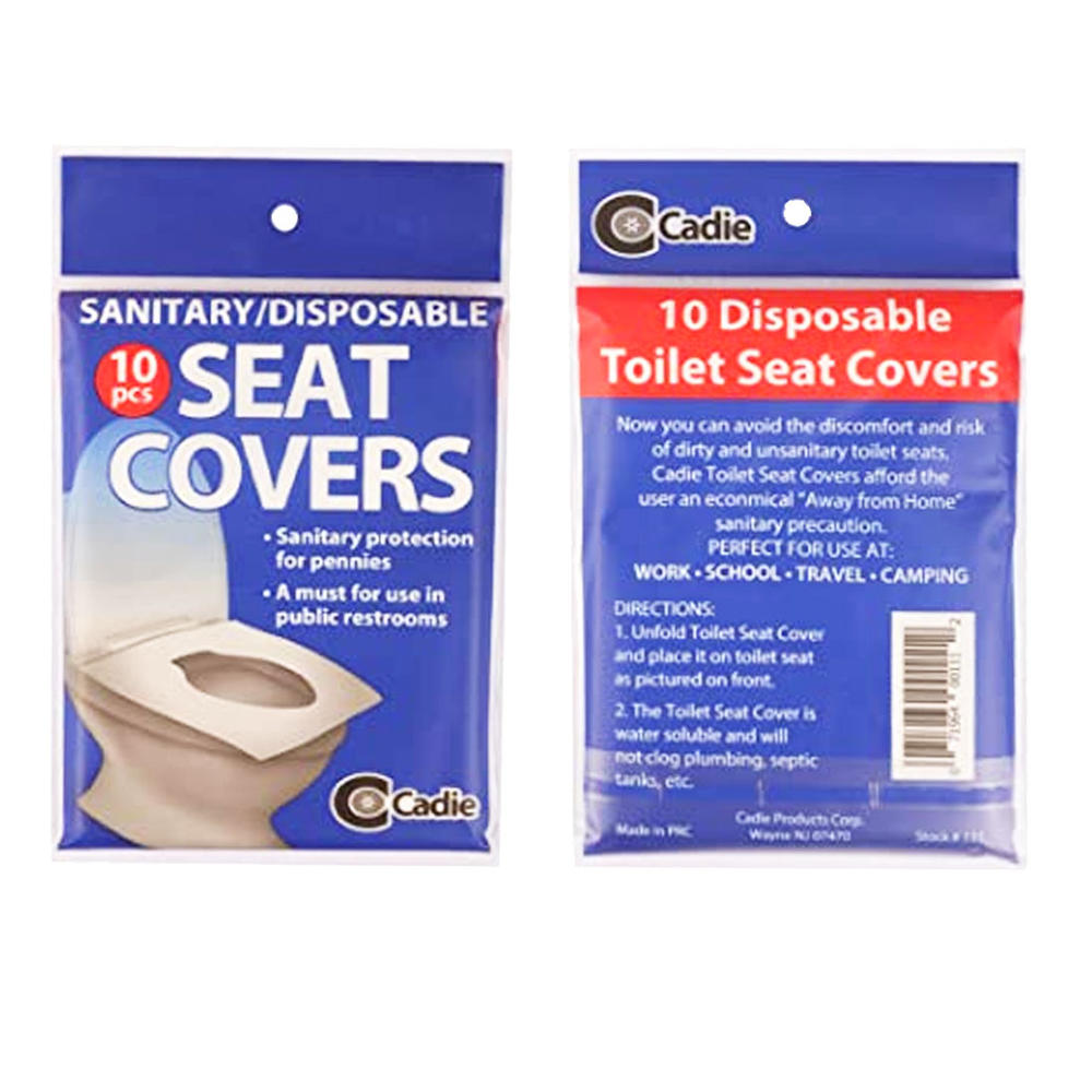 Cadie Disposable Toilet Seat Covers, 50 Pack